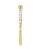 Anel Cravejado Empilhável em Ouro 14k com Diamantes Naturais – Modelo 13