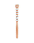 Anel Cravejado Empilhável em Ouro 14k com Diamantes Naturais – Modelo 13