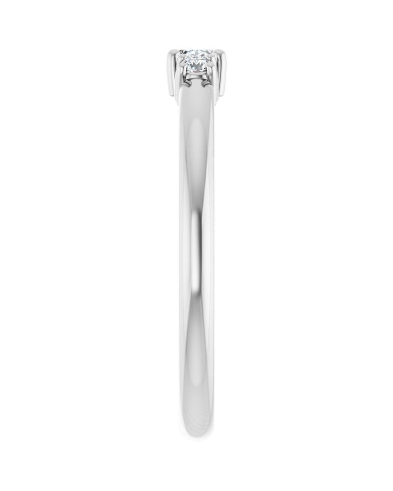 Anel Empilhável em Ouro 14k com Diamantes Naturais – Modelo 22
