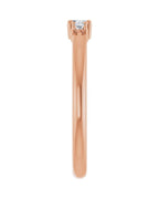 Anel Empilhável em Ouro 14k com Diamantes Naturais – Modelo 22