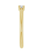 Anel Empilhável em Ouro 14k com Diamantes Naturais – Modelo 22