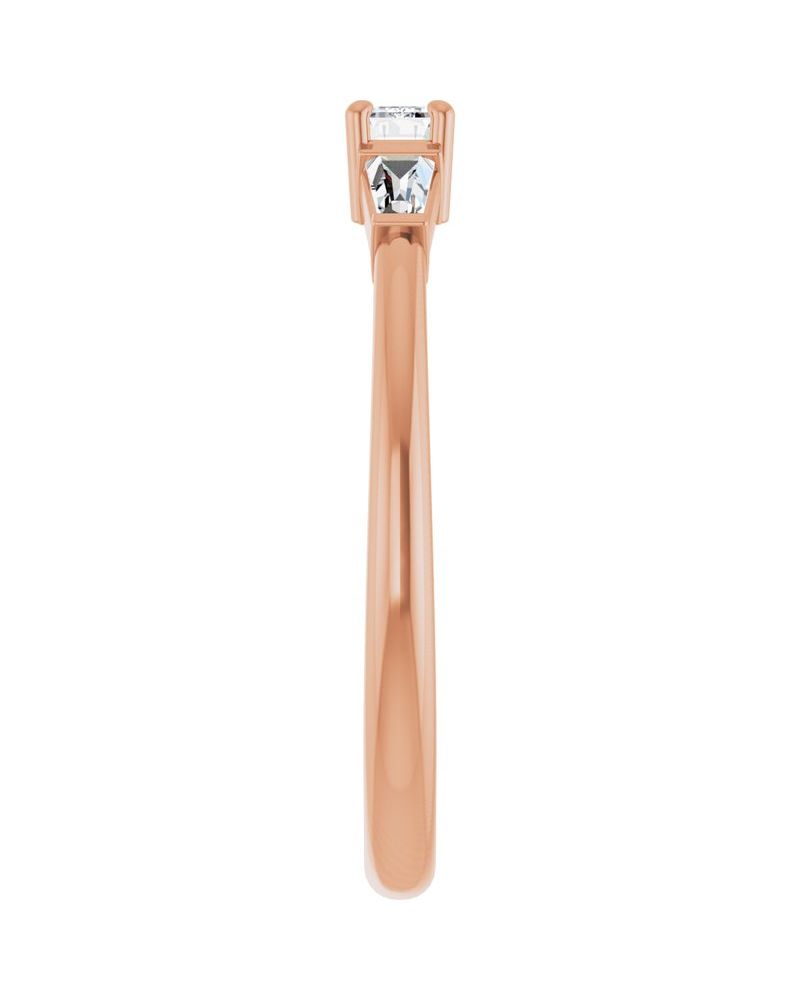 Anel Empilhável em Ouro 14k com Diamantes Naturais – Modelo 9