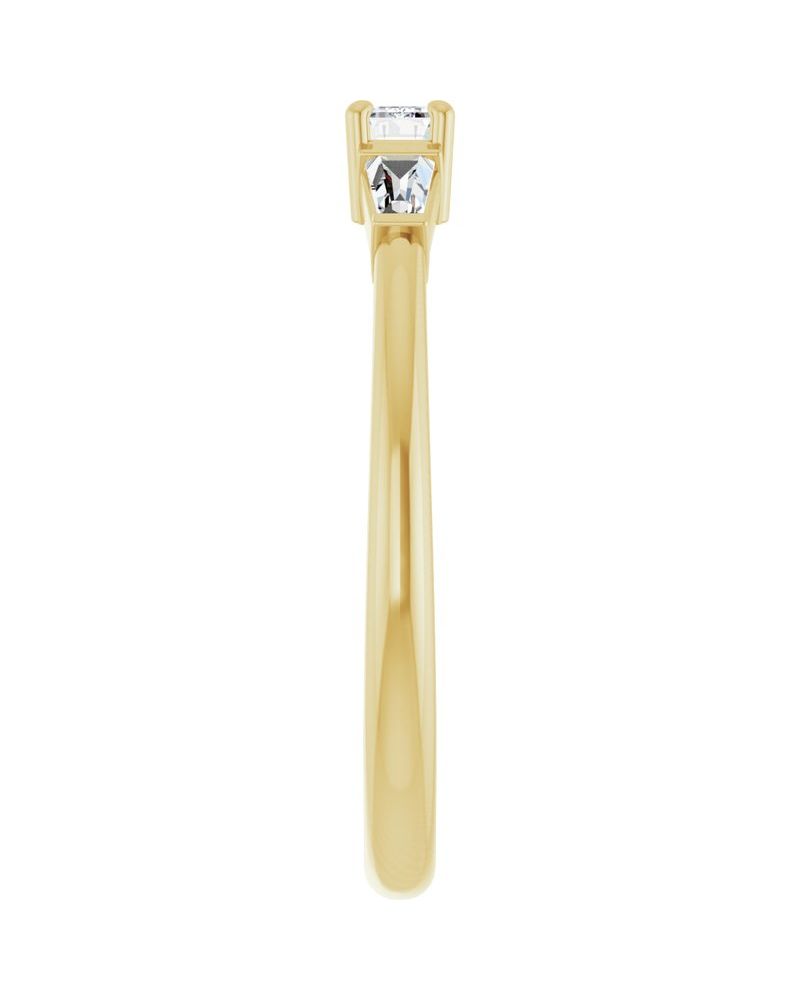 Anel Empilhável em Ouro 14k com Diamantes Naturais – Modelo 9