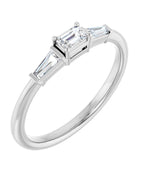 Anel Empilhável em Ouro 14k com Diamantes Naturais – Modelo 9