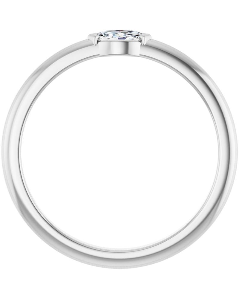 Anel Solitário em Ouro 14k com Diamantes Naturais – Modelo 9
