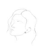 Brinco Cluster Vintage em Ouro 14k com Diamantes Naturais