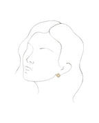 Brinco Cravejado em Ouro 14k com Diamantes Naturais – Modelo 11