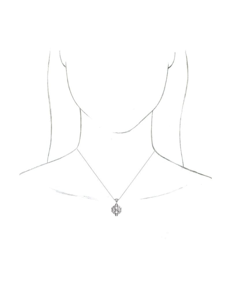 Colar Vintage em Ouro 14k com Diamantes Naturais – Modelo 2