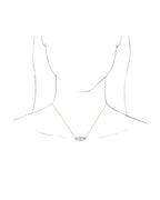 Colar Geométrico em Ouro 14k com Diamantes Naturais – Modelo 6