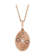 Colar Celestial em Ouro 14k com Diamantes Naturais