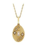 Colar Celestial em Ouro 14k com Diamantes Naturais