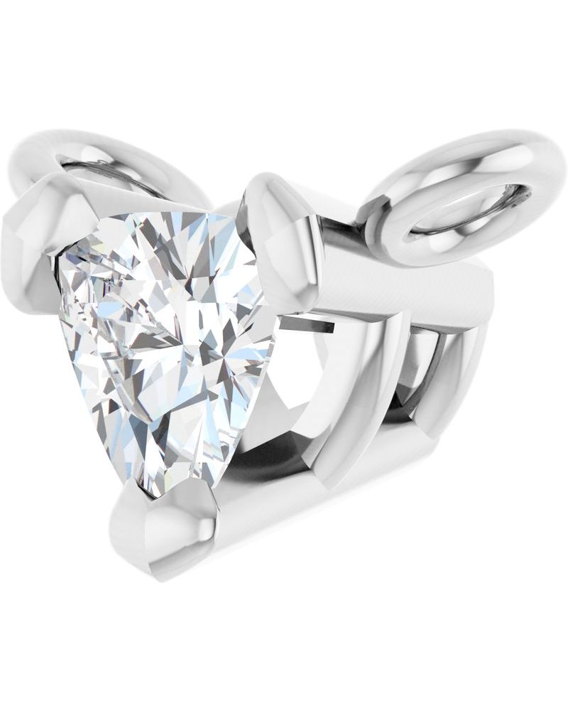 Colar Solitário em Ouro 14k com Diamantes de Laboratório – Modelo 11
