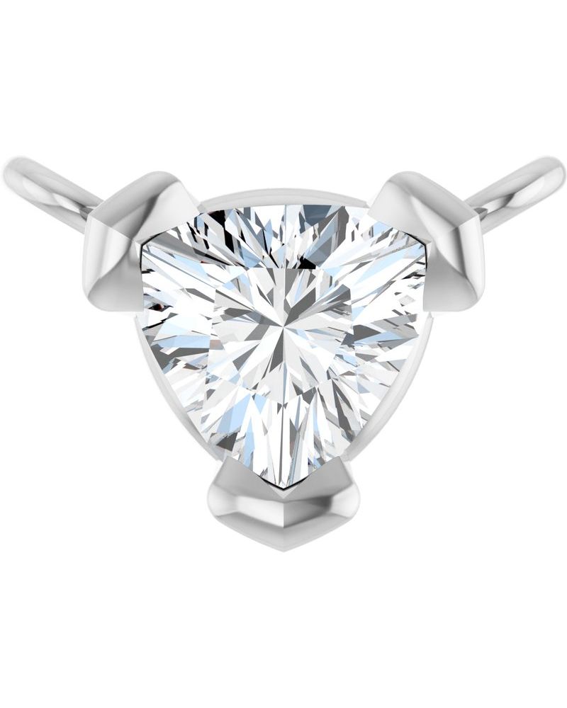 Colar Solitário em Ouro 14k com Diamantes de Laboratório – Modelo 11