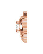 Colar Abelha em Ouro 14k com Diamantes de Laboratório