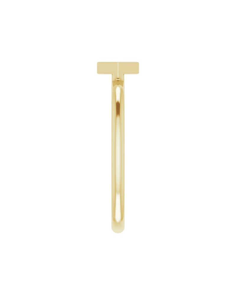 Anel Favo de Mel Empilhável em Ouro 14k com Diamantes Naturais