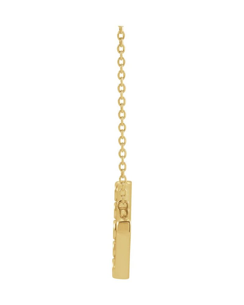 Colar Geométrico em Ouro 14k com Diamantes Naturais – Modelo 5