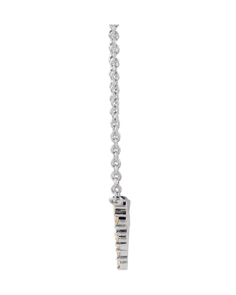 Colar Barra Cravejado em Ouro 14k com Diamantes Naturais – Modelo 11