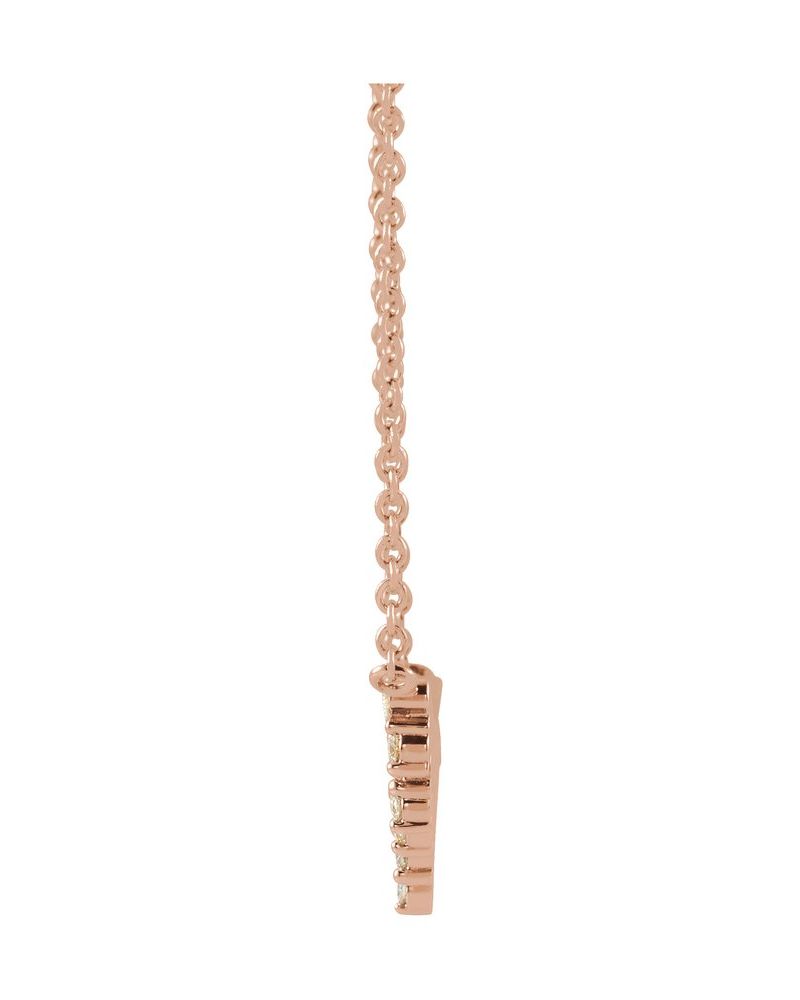 Colar Barra Cravejado em Ouro 14k com Diamantes Naturais – Modelo 11