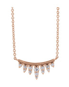 Colar Barra Cravejado em Ouro 14k com Diamantes Naturais – Modelo 11