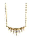 Colar Barra Cravejado em Ouro 14k com Diamantes Naturais – Modelo 11