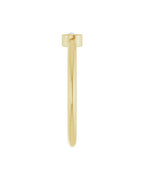 Anel Ponto de Luz em Ouro 14k com Diamante Lapidação Rosa – Amarelo 14k