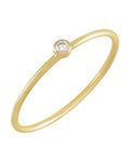 Anel Empilhável em Ouro 14k com Diamantes Naturais – Modelo 6
