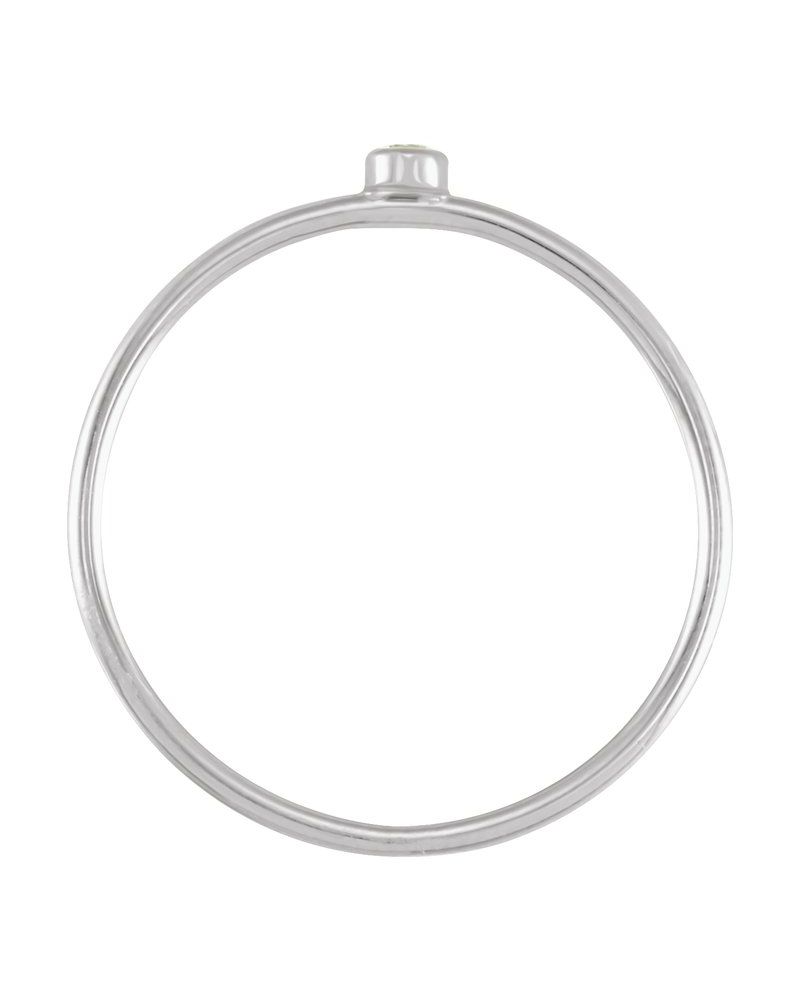 Anel Empilhável em Ouro 14k com Diamantes Naturais – Modelo 6