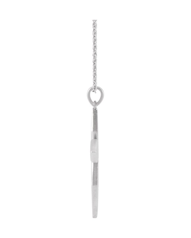 Colar Cruz Cravejado em Ouro 14k com Diamantes Naturais – Modelo 18