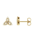 Brinco Celta Trindade em Ouro 14k com Diamantes Naturais