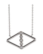 Colar Geométrico em Ouro 14k com Diamantes Naturais – Modelo 5