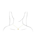 Colar para Gravação Cravejado em Ouro 14k com Diamantes Naturais – Modelo 7