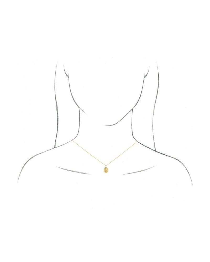 Colar para Gravação Cravejado em Ouro 14k com Diamantes Naturais – Modelo 7