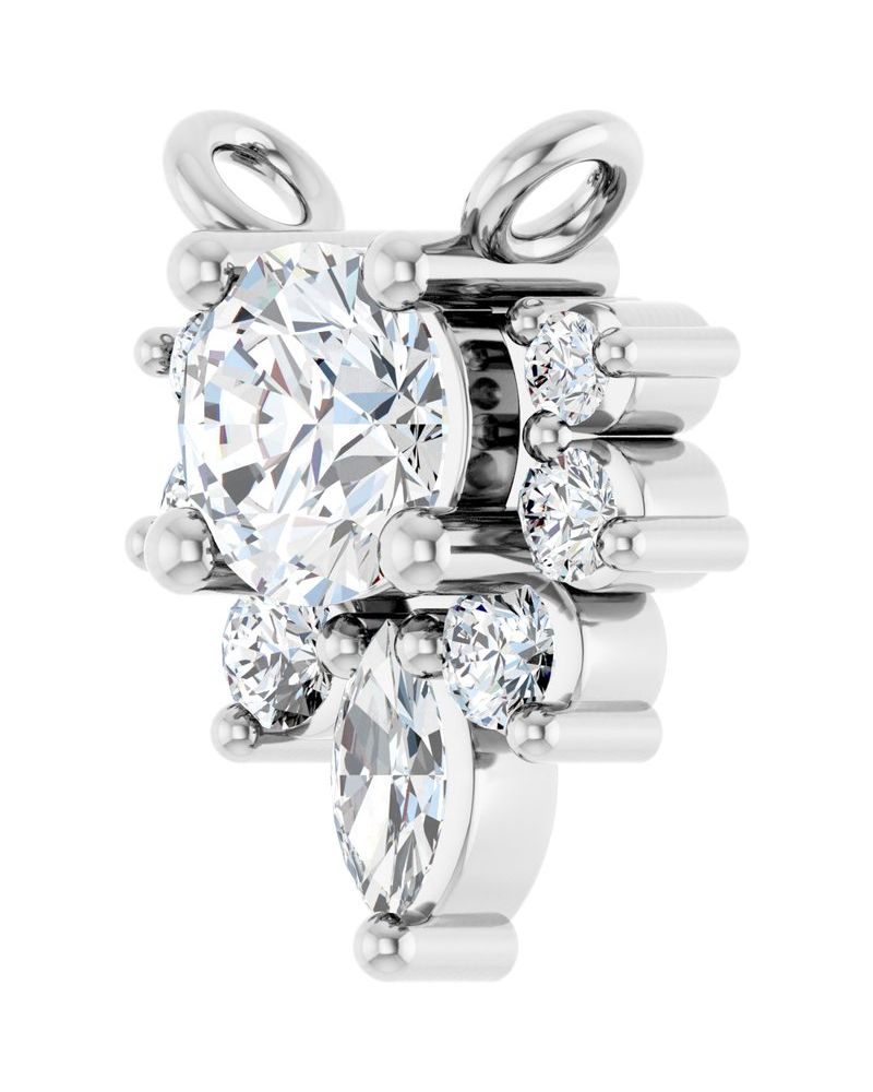 Colar Cravejado em Ouro 14k com Diamantes de Laboratório – Modelo 2