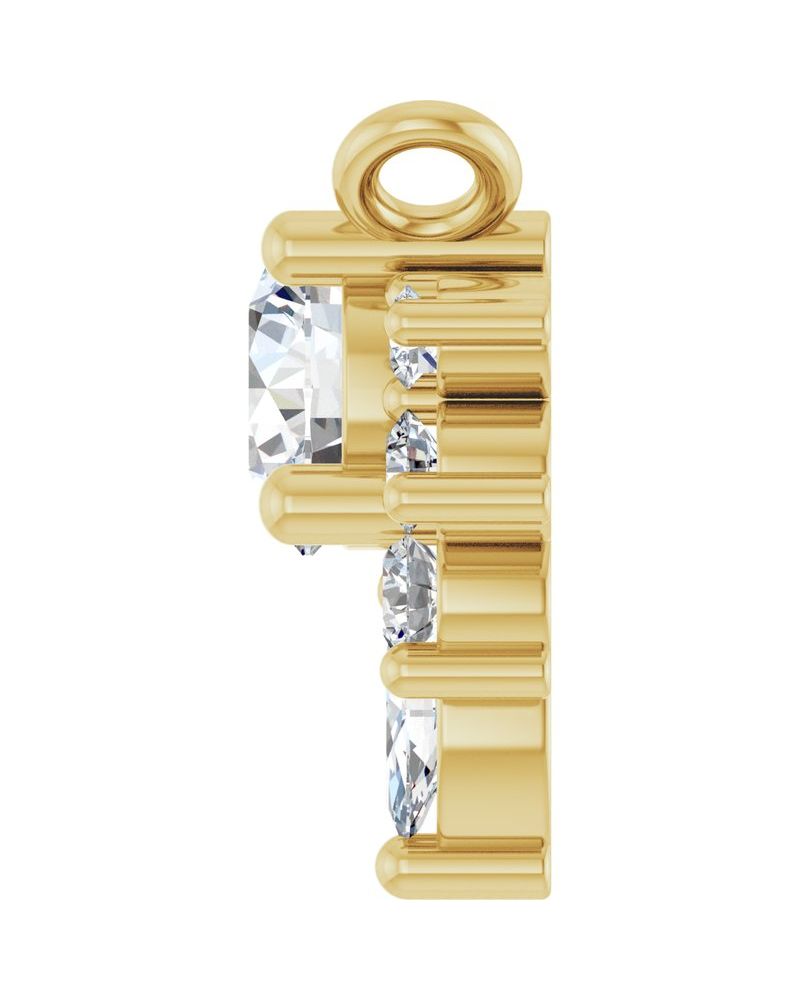 Colar Cravejado em Ouro 14k com Diamantes de Laboratório – Modelo 2