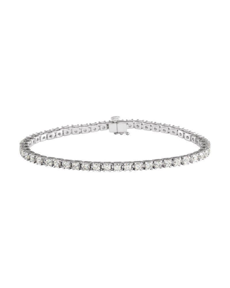 Pulseira Riviera em Ouro 14k com Diamantes de Laboratório – Modelo 18