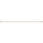 Pulseira Riviera em Ouro 14k com Diamantes Naturais – Modelo 30 – Ouro Rosé 14k