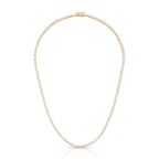 Colar Riviera Folheado a Ouro com Zircônias Redondas