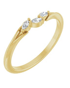 Anel Cravejado em Ouro 14k com Diamantes Naturais – Modelo 16