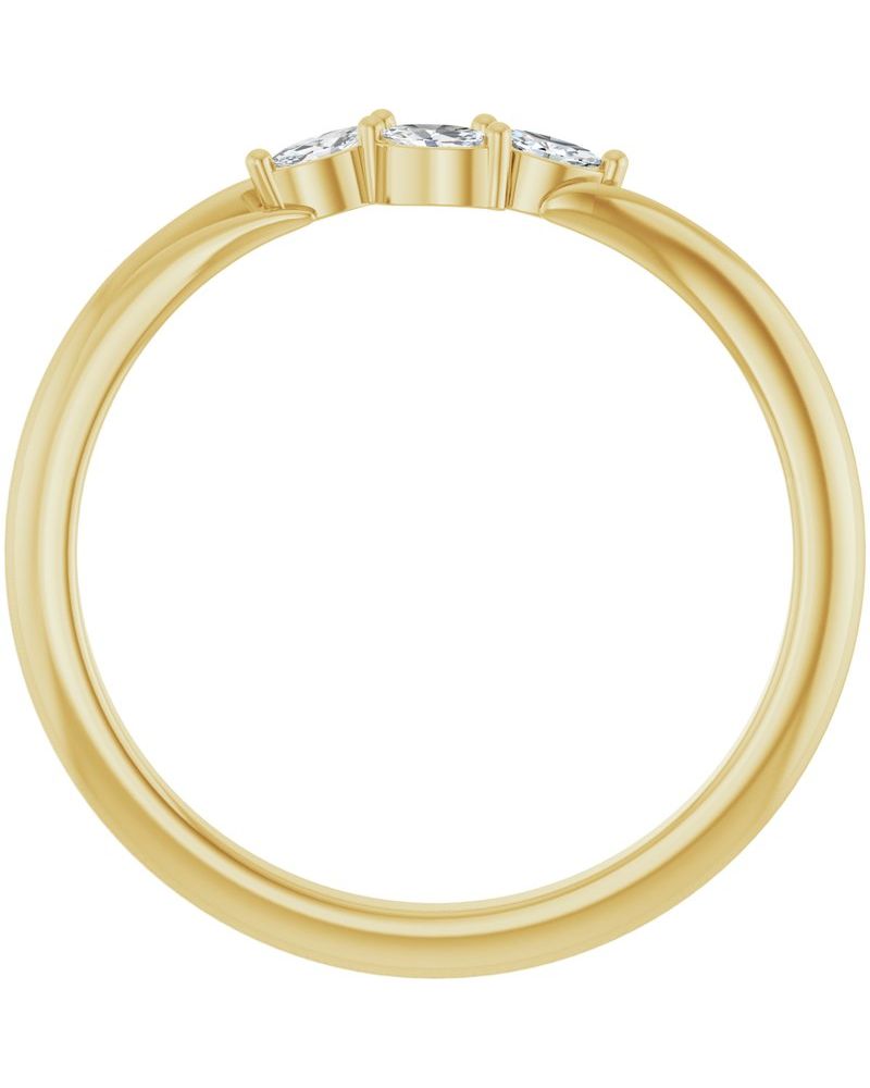 Anel Cravejado em Ouro 14k com Diamantes Naturais – Modelo 16