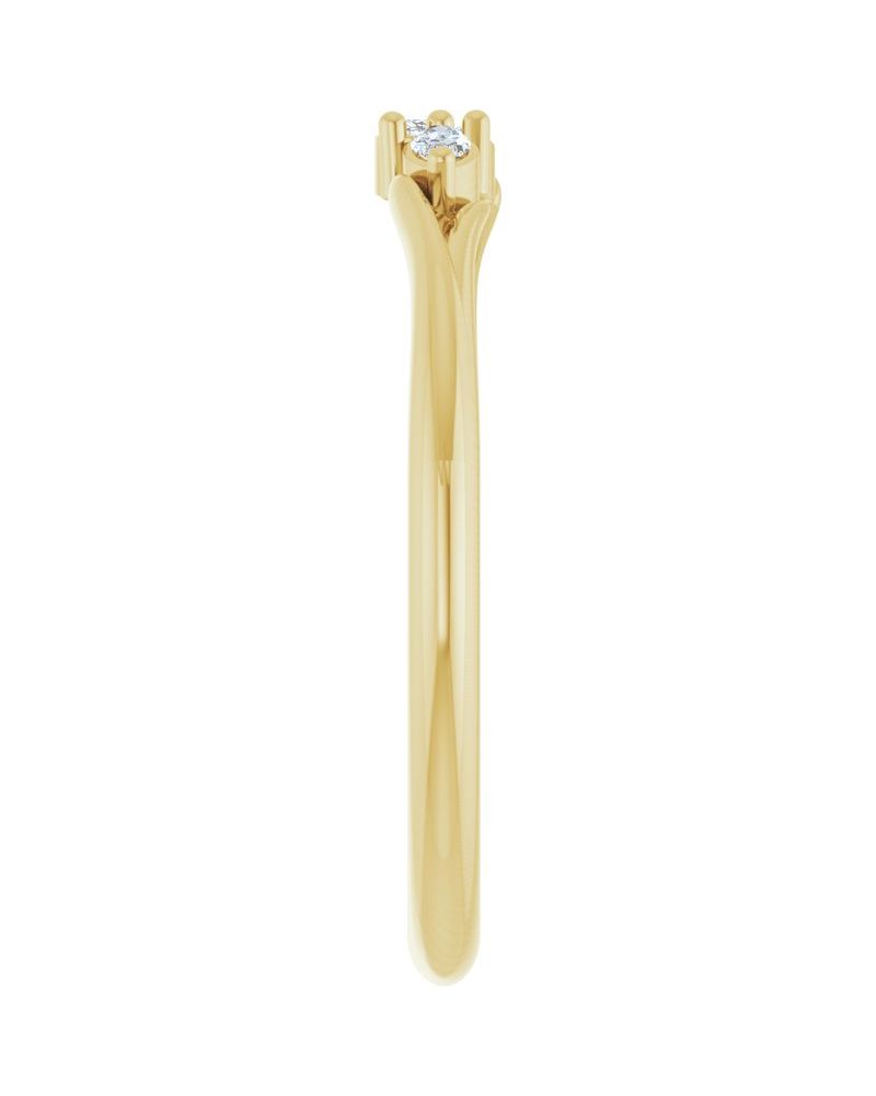 Anel Cravejado em Ouro 14k com Diamantes Naturais – Modelo 16