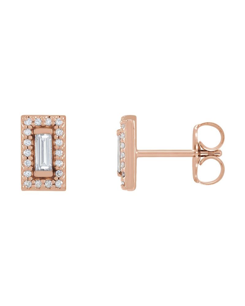 Brinco Halo em Ouro 14k com Diamantes Naturais – Modelo 8