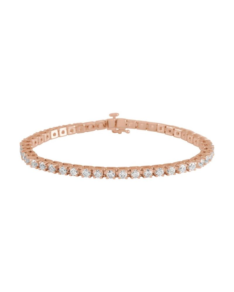 Pulseira Riviera em Ouro 14k com Diamantes de Laboratório – Modelo 18