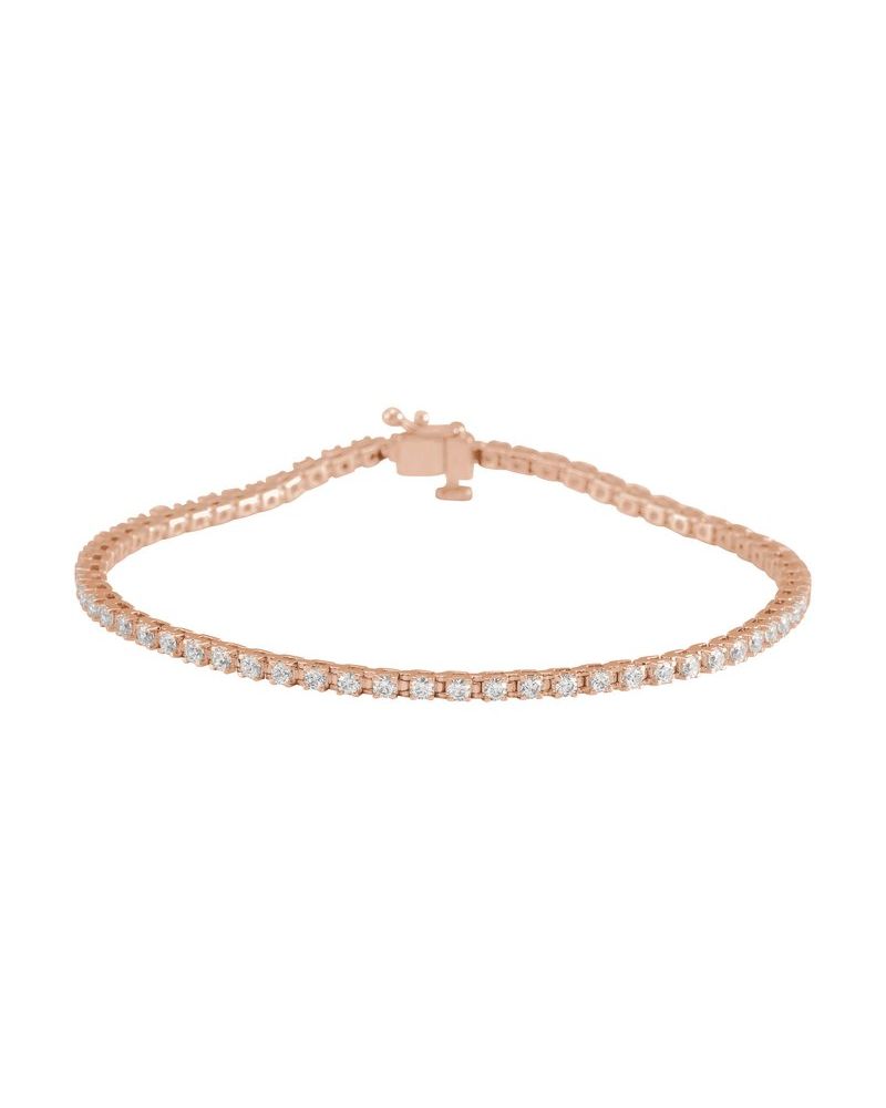 Pulseira Riviera em Ouro 14k com Diamantes de Laboratório – Modelo 18
