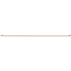 Pulseira Riviera em Ouro 14k com Diamantes Naturais – Modelo 30 – Ouro Rosé 14k