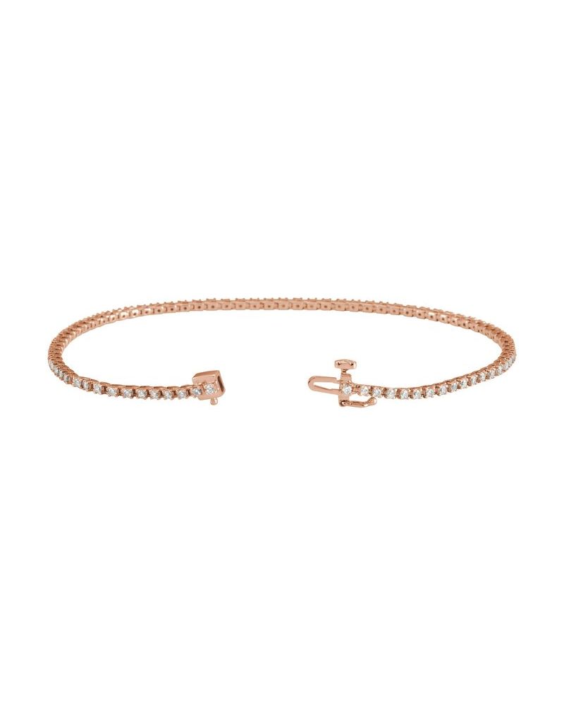Pulseira Riviera em Ouro 14k com Diamantes de Laboratório – Modelo 18