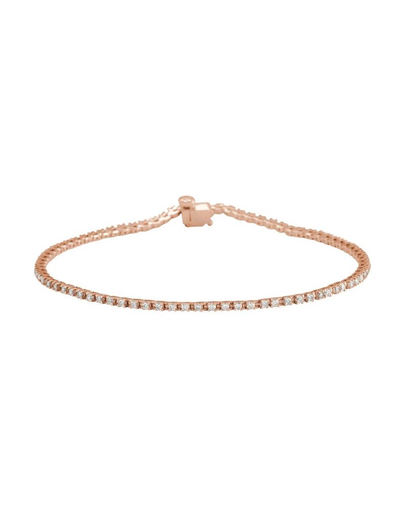 Pulseira Riviera em Ouro 14k com Diamantes de Laboratório – Modelo 18