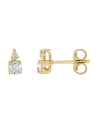 Brinco em Ouro 14k com Diamantes de Laboratório – Modelo 8