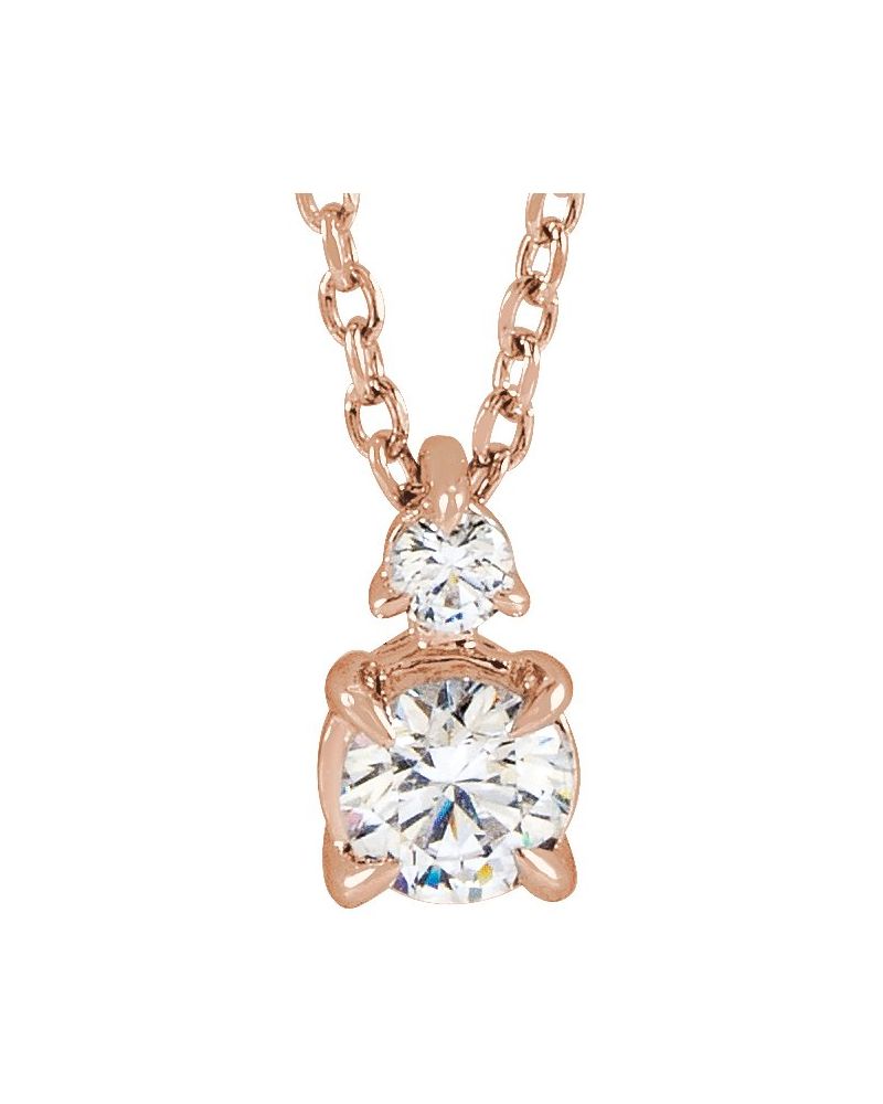 Colar Garras Pontudas Cravejado em Ouro 14k com Diamantes de Laboratório