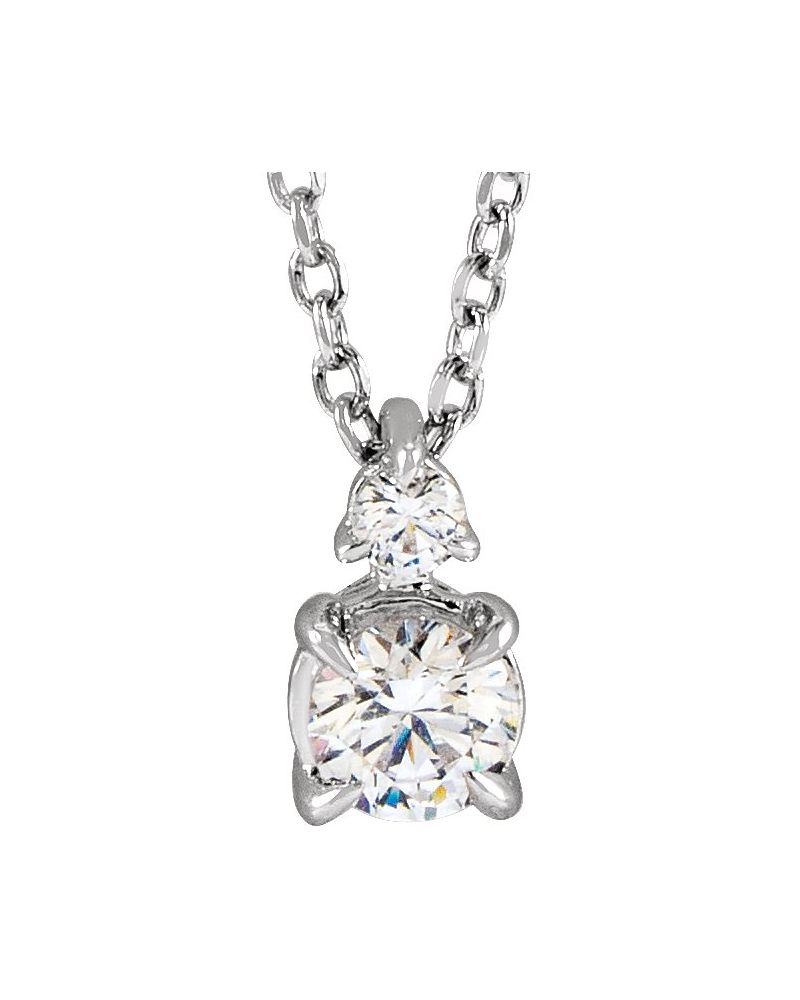 Colar Garras Pontudas Cravejado em Ouro 14k com Diamantes de Laboratório