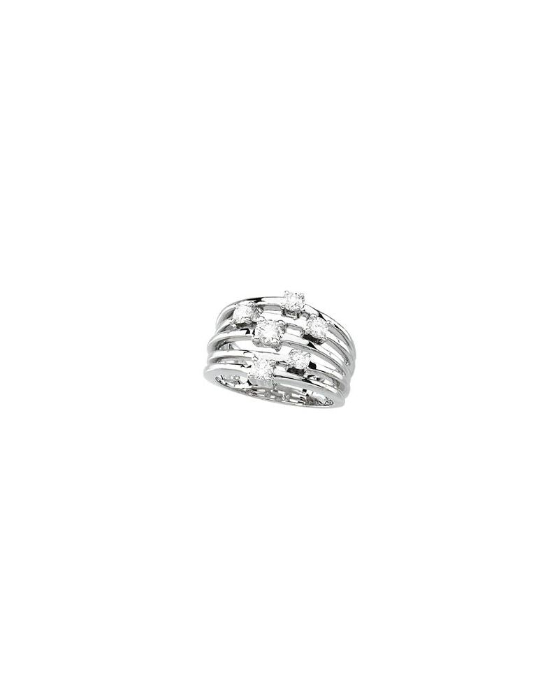 Anel Mão Direita Cravejado em Ouro 14k com Diamantes Naturais – Modelo 8